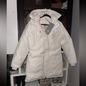 Canada Goose white Trillium Parka HUMANATURE NWT